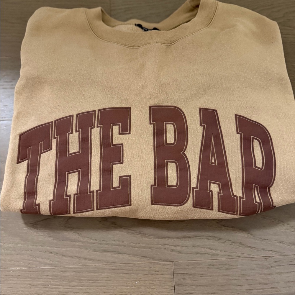 The Bar Varsity Sweatshirt in Chocolate Chip